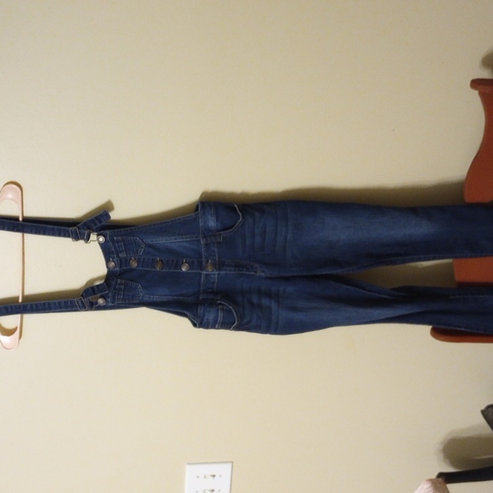 Megan Denim Overalls